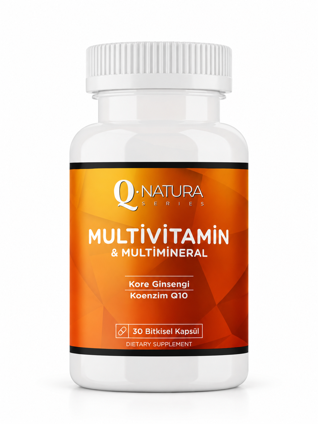 Kırmızı Kore Ginsengi, Koenzim Q10, Multivitamin ve Multimineral 30 Bitkisel Kapsül