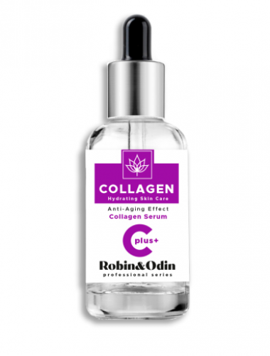 Robin Odin Collagen Plus Serum 30 ml | %100 Saf Gül Suyu, Aloe Vera ve Hyaluronik Asit
