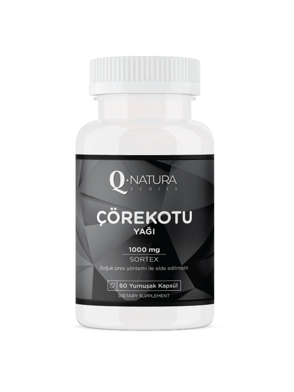 Çörekotu yağı 1000 mg (Sortexli, Soğuk Sıkım) 60 Softgel