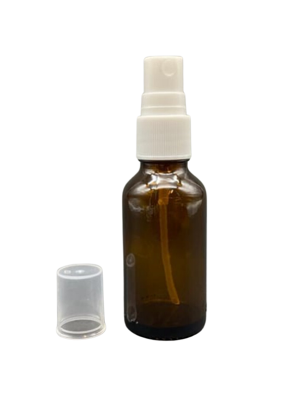 Lugol (Iyot) Sprey Kullanımı Için Cam Şişe ve Sprey Başlık Takımı